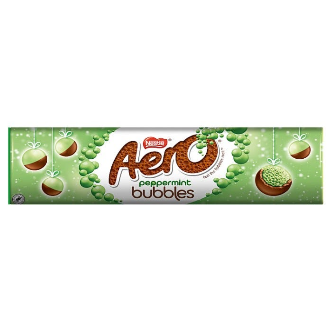 AERO PEPPERMINT BUBBLES TUBE 70G